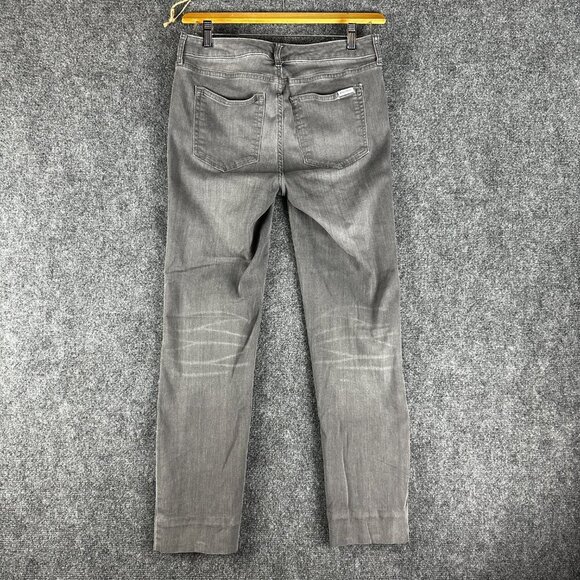 Eddie Bauer Jeans Womens 8 Slightly Curvy Slim Straight Cotton Stretch Pockets - Picture 4 of 10